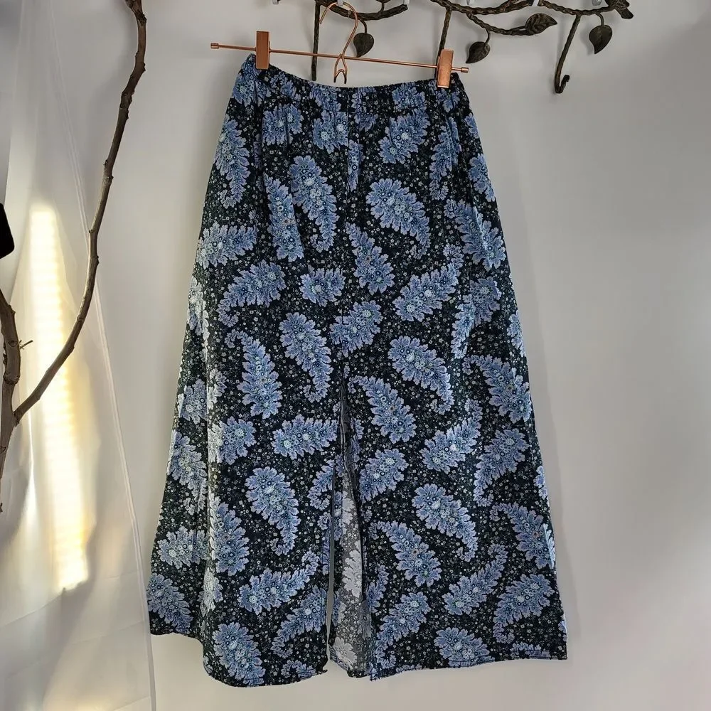 J Crew Collection Pull On Skirt In Ratti Pacific Paisley